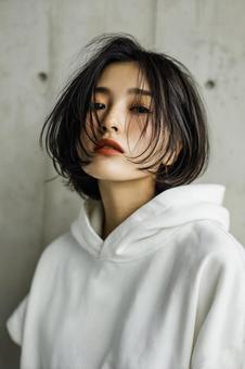 ボブヘアモデル ポートレート ヘアサロン ボブヘアモデル ポートレート ヘアサロンの写真