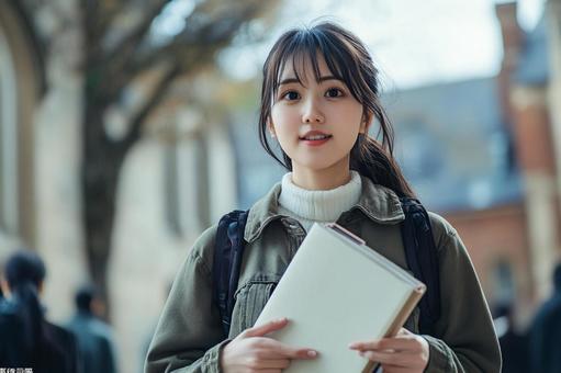 海外の大学へ留学している日本人学生 海外の大学へ留学している日本人学生の写真