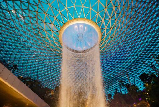 【シンガポール】ジュエル チャンギ空港 シンガポール,ジュエル,チャンギの写真素材