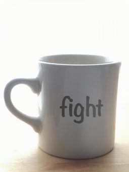 マグカップfight マグカップfight マグカップ,カップ,コーヒーの写真素材
