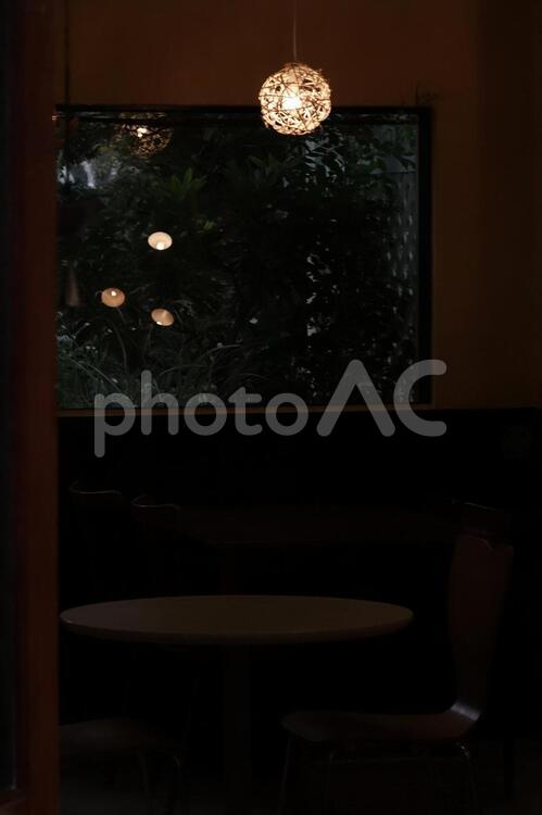 灯りのある風景 灯り,明かり,照明の写真素材