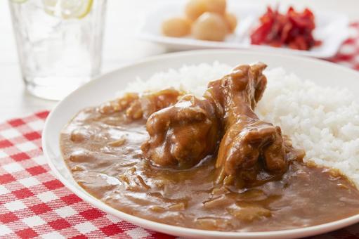 ホロっと柔らかい鶏手羽元カレー ホロっと柔らかい鶏手羽元カレー 手羽元カレー,カレーライス,手羽元の写真素材