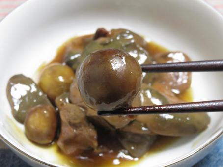 Chicken offal stew with kumquats, JPG Chicken offal stew with kumquats, JPG