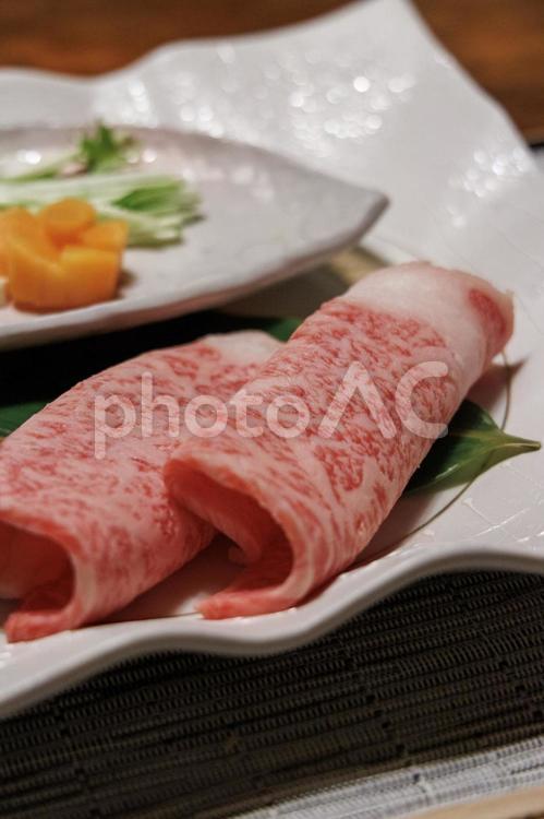 和牛のすき焼き肉 和牛,牛肉,ブランド牛の写真素材
