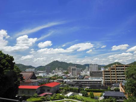 防府市街地の風景 防府市街地の風景の写真