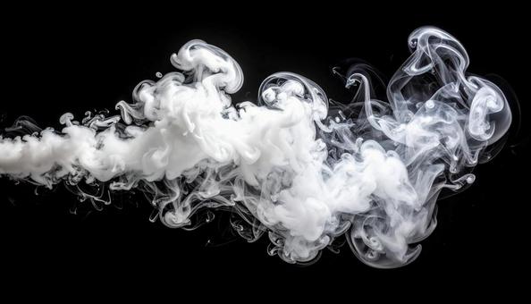 白い蒸気 白い蒸気の写真