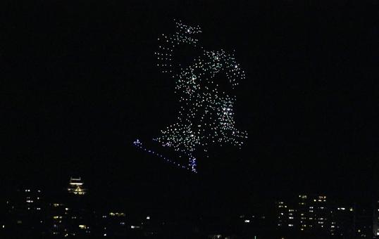Drone Show/Orochi Matsue Suigo Festival, JPG Drone Show/Orochi Matsue Suigo Festival, JPG