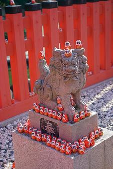 パワースポット　勝尾寺⑭　弁財天狛犬吽形 パワースポット,勝尾寺,弁財天の写真素材