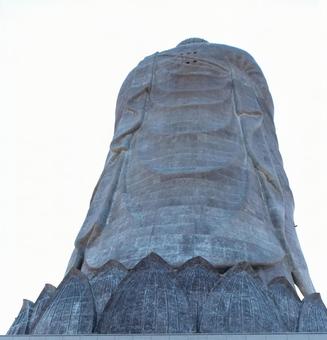 牛久大仏の背面 牛久大仏,牛久,茨城県の写真素材