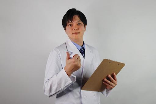 v v 医師,男性,白衣の写真素材