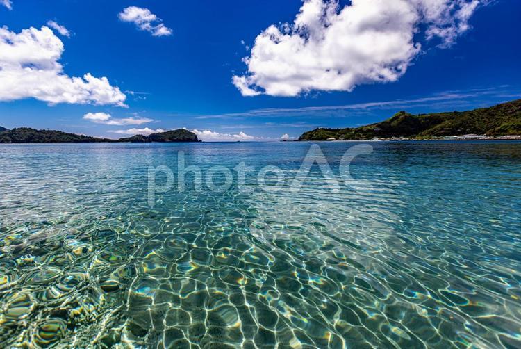 小笠原諸島　境浦海岸から望む絶景 父島,小笠原諸島,海の写真素材