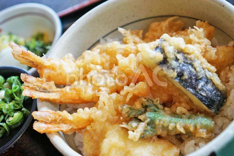 【食品素材：料理】天丼 天丼,料理,食事の写真素材
