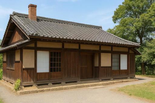 日本の伝統的な古民家・木造住宅・古い家 日本の伝統的な古民家・木造住宅・古い家の写真