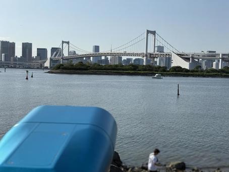 2025年春 昼間の東京お台場の風景 2025年春 昼間の東京お台場の風景 展望台,双眼鏡,都心の写真素材