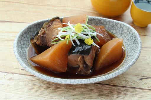 ぶり大根➀ ぶり大根➀ ぶり大根,ブリ大根,鰤大根の写真素材