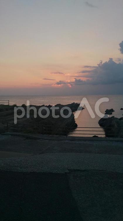 城ヶ島の夕暮れ 城ヶ島,夕暮れ,夕焼けの写真素材