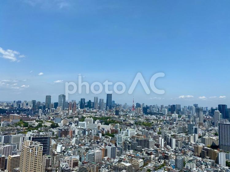 恵比寿ガーデンプレイス タワー,眺め,東京の写真素材