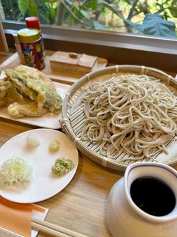 天ぷらとお蕎麦でくつろぎランチ 天ぷらとお蕎麦でくつろぎランチ 蕎麦,ざる蕎麦,せいろそばの写真素材