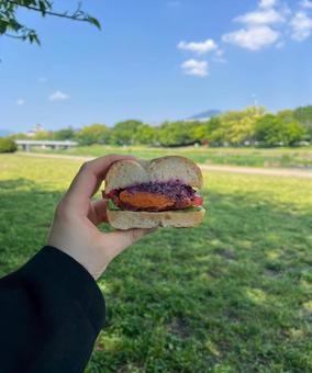 ハンバーガー ハンバーガーの写真