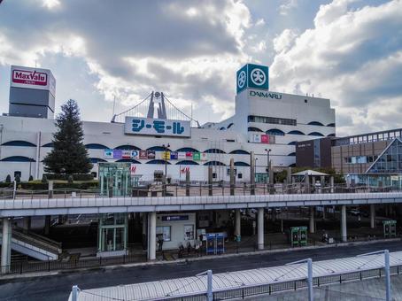【山口県】下関市・下関駅エキマチ広場 下関駅,下関,下関市の写真素材