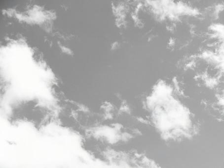 モノクロの空 モノクロの空の写真