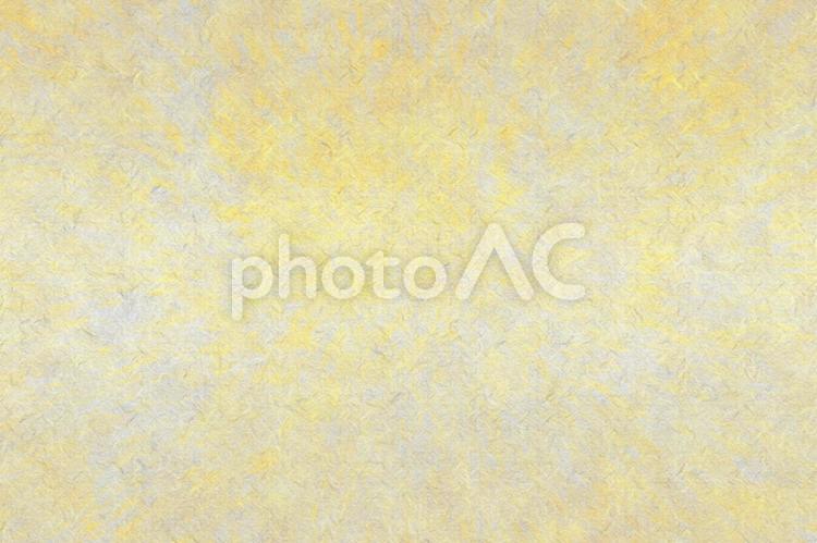 黄色味がかった和紙のテクスチャ 黄色,きいろ,yellowの写真素材