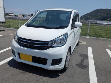 軽自動車(ホワイト) 軽自動車(ホワイト) クルマ,車,軽の写真素材