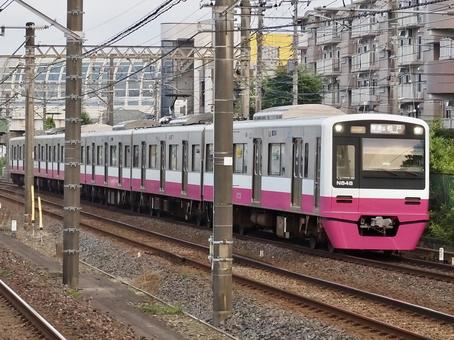 京成千葉線 N800形 京成幕張本郷駅 京成千葉線 N800形 京成幕張本郷駅 京成千葉線,京成千原線,松戸線の写真素材
