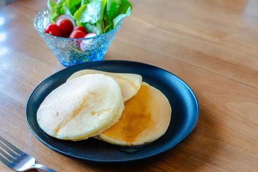 パンケーキの朝食 パンケーキの朝食 パンケーキ,朝食,朝ごはんの写真素材