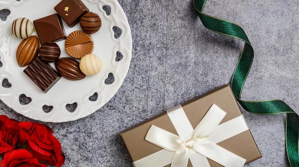 バレンタインデーのイメージ｜16:9 バレンタインデー,チョコレート,バレンタインの写真素材