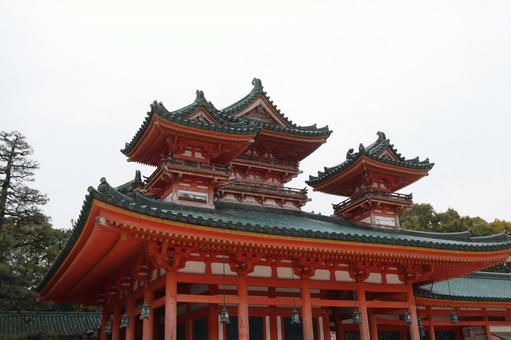 平安神宮 平安神宮 景観,施設,京都の写真素材