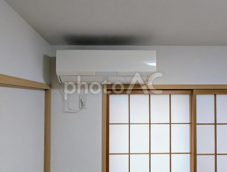 和室のエアコン 正面 エアコン,和室,正面の写真素材