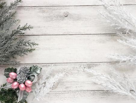 冬イメージ（クリスマス）背景木目4 クリスマス,冬,クリスマスイブの写真素材