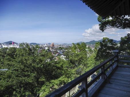 防府天満宮・春風楼からの風景 防府天満宮・春風楼からの風景の写真