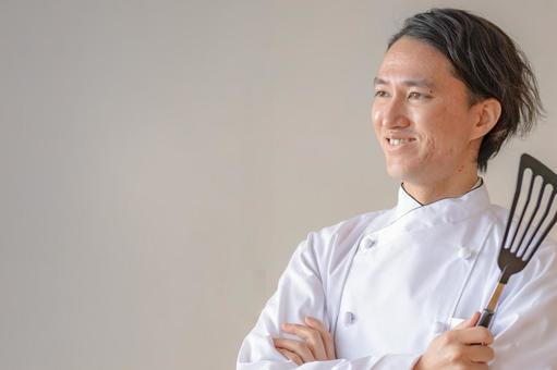 出来るコック 出来るコック 男性,料理人,コックの写真素材