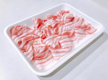 豚バラ肉 豚バラ肉 豚バラ肉,豚カルビ,バラ肉の写真素材