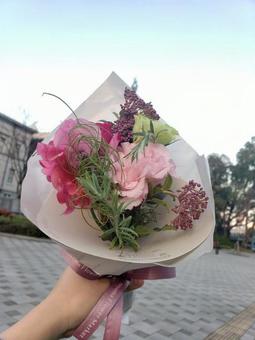 ブーケ フラワーアレンジメント,ブーケ,フラワーアレンジの写真素材