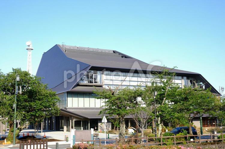 新築された小田原三の丸ホール 小田原三の丸ホール,市民ホール,小田原の写真素材