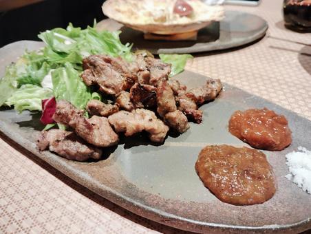 ラム炭火焼き ラム炭火焼き ラム,炭火焼,居酒屋の写真素材