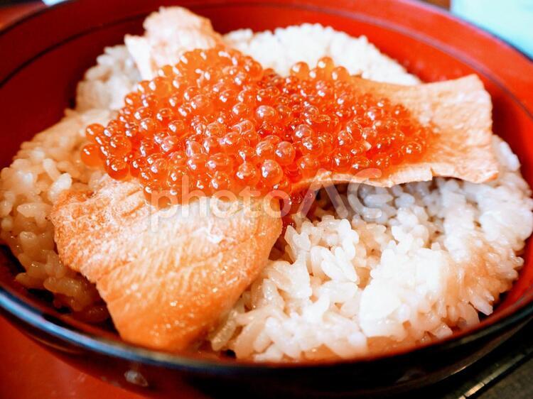 宮城県の B 級グルメはらこ飯 はらこ飯,宮城県,亘理町の写真素材