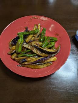 マ−ボ−茄子 マ−ボ−茄子 麻婆ナス,中華,料理の写真素材