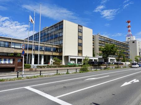 快晴の青森県庁舎2 快晴の青森県庁舎2 青森県,青森県庁,県庁の写真素材