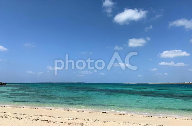 宮古島の海10 海,宮古島,沖縄の写真素材