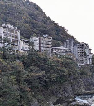 鬼怒川温泉廃墟群 鬼怒川温泉廃墟群 鬼怒川,温泉,鬼怒川温泉の写真素材