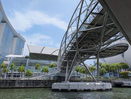 シンガポールの町並み 町並み,川,シンガポール川の写真素材