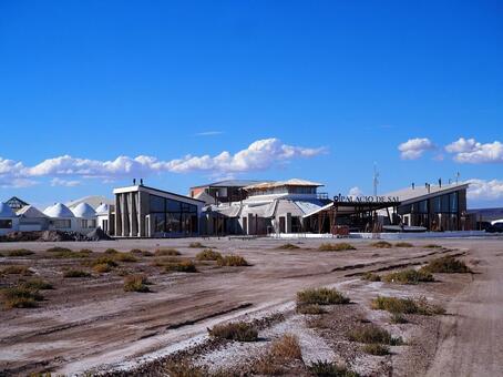 塩のホテル in ウユニ 南米,南米旅行,海外旅行の写真素材