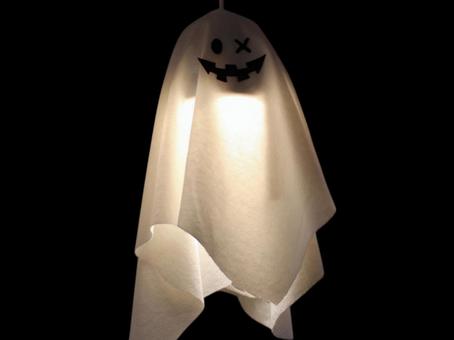 ハロウィンらいと halloween,かざり,おばけの写真素材