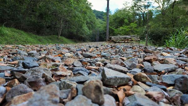 旧国鉄篠ノ井線廃線敷遊歩道 旧国鉄篠ノ井線廃線敷遊歩道の写真