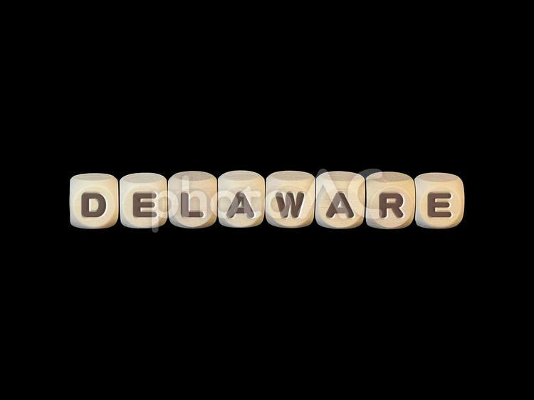 文字ブロック『デラウェア州』 delaware,文字,文字ブロックの写真素材