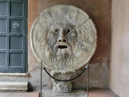 イタリア ローマ 真実の口 イタリア ローマ 真実の口 ローマ,イタリア,ヨーロッパの写真素材